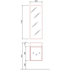 Комплект мебели Novello Light 45 G101