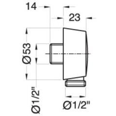 Подключение для душевого шланга Migliore ML.RIC-30.254