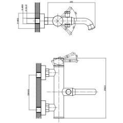 Смеситель для ванны Edelform Mollis ML1810B