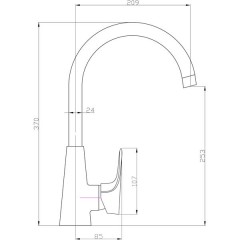 Смеситель для кухни Edelform Sienna SN1808