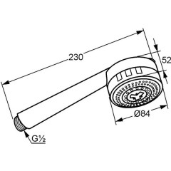 Ручной душ Kludi Zenta 607000500