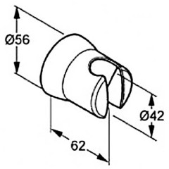 Держатель для душа Kludi Balance 520500500