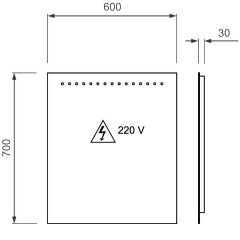 Зеркало Verona Area 60 AR701