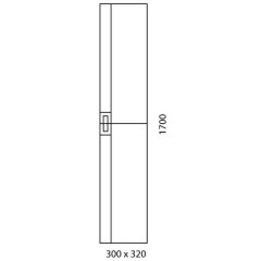 Пенал Edelform Point 300 красный