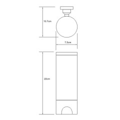 Диспенсер для ватных дисков WasserKRAFT K-1079