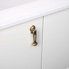 Комплект мебели Aquanet Виктория 120 белый глянец/золото 00184412