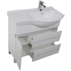 Комплект мебели Aquanet Доминика 90 R белый 00176650