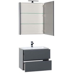Комплект мебели Aquanet Алвита 70 серый антрацит 00184580