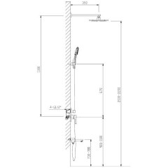 Душевая система Timo Selene SX-3069/00 SM 1113 chrome