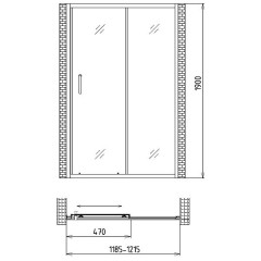 Душевая дверь Gemy Victoria S30191A