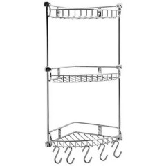 Полка металлическая тройная угловая WasserKRAFT K-1233