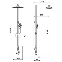 Душевой гарнитур Lemark LM8805C