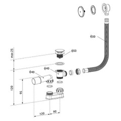 Слив-перелив Radaway R135