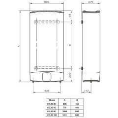 Водонагреватель накопительный Ariston ABS VLS EVO INOX QH 80