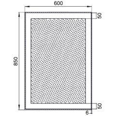 Зеркало Aquanet Алассио 6085 LED 00196632