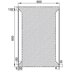 Зеркало Aquanet Сорренто 6085 LED 00196648