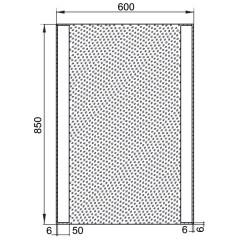 Зеркало Aquanet Форли 6085 LED 00196657