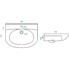 Комплект мебели Triton Диана 70 L