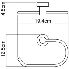 Полотенцедержатель-кольцо WasserKRAFT Donau K-9460