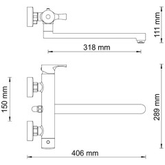 Смеситель универсальный WasserKRAFT Berkel 4802L