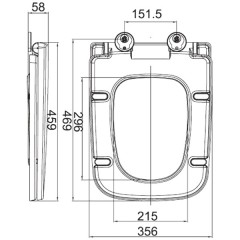 Унитаз BelBagno Romano BB353CPR+BB353T+BB146SC безободковый