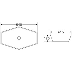 Раковина накладная BelBagno BB1139