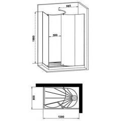 Душевой угол Sturm Klima ST-KLIM1308-RTRCR1380x850x1900 R