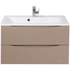 Тумба под раковину BelBagno Marino 80 cappuccino lucido MARINO-800-2C-SO-CL-P