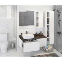 Тумба с раковиной Comforty Милан 120 белый
