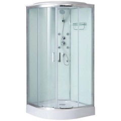 Душевая кабина BelBagno Uno UNO-CAB-R-2-80-C-Cr-TOP