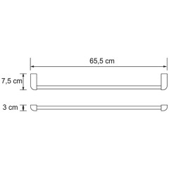 Полотенцедержатель WasserKRAFT Kammel K-8330