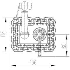 Смеситель с гигиеническим душем встраиваемый Lemark Jasmine LM6619B