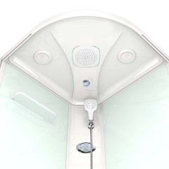 Душевая кабина Domani-Spa Delight 110 тонированная/белая с электрикой и гидромассажем DS01D110LWT10