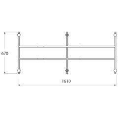 Каркас для ванны Iddis 170 003170Ui92