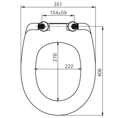 Крышка-сиденье для унитаза Iddis ID 126 Dp Sc