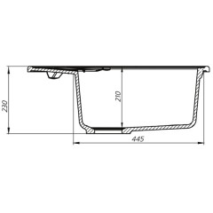 Мойка кухонная Iddis Kitchen G K06B621i87