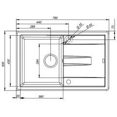 Мойка кухонная Iddis Vane G V13P781i87