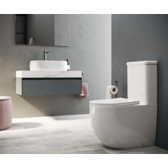 Унитаз Ceramica Nova Mia CN1801 безободковый