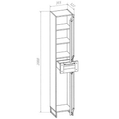 Пенал Бриклаер Лофт 35