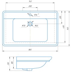 Тумба с раковиной ASB-Woodline Гранда 85 verde массив ясеня