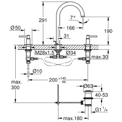 Смеситель для раковины Grohe Atrio 20009AL3