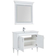 Комплект мебели Aquanet Селена 105 белый/серебро 00233125