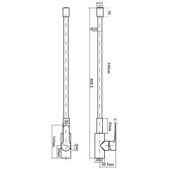 Смеситель для кухни Aquanet FF6239 чёрный 00189331