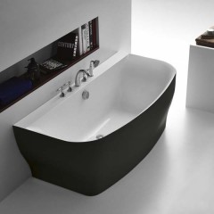 Ванна акриловая BelBagno BB74-NERO