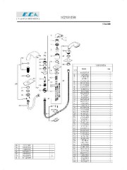 Смеситель для акриловых ванн ECA 402 101 031