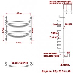 Полотенцесушитель водяной Ника Simple П1 32x100