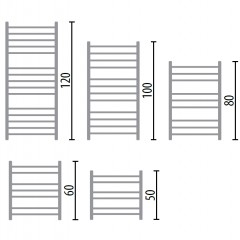 Полотенцесушитель водяной Ника ЛП (г2) 120x40