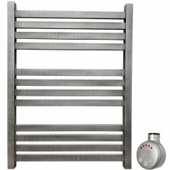 Полотенцесушитель электрический Ника Modern ЛМ 6 Antique silver matt масляный 80x50