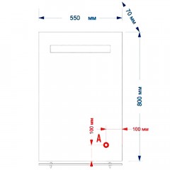 Зеркало Misty Лика 55 П-Лик03055-Св