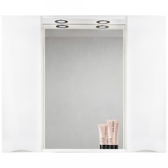 Зеркальный шкаф BelBagno Marino 100 bianco lucido MARINO-SPC-1000/750-2A-BL-P